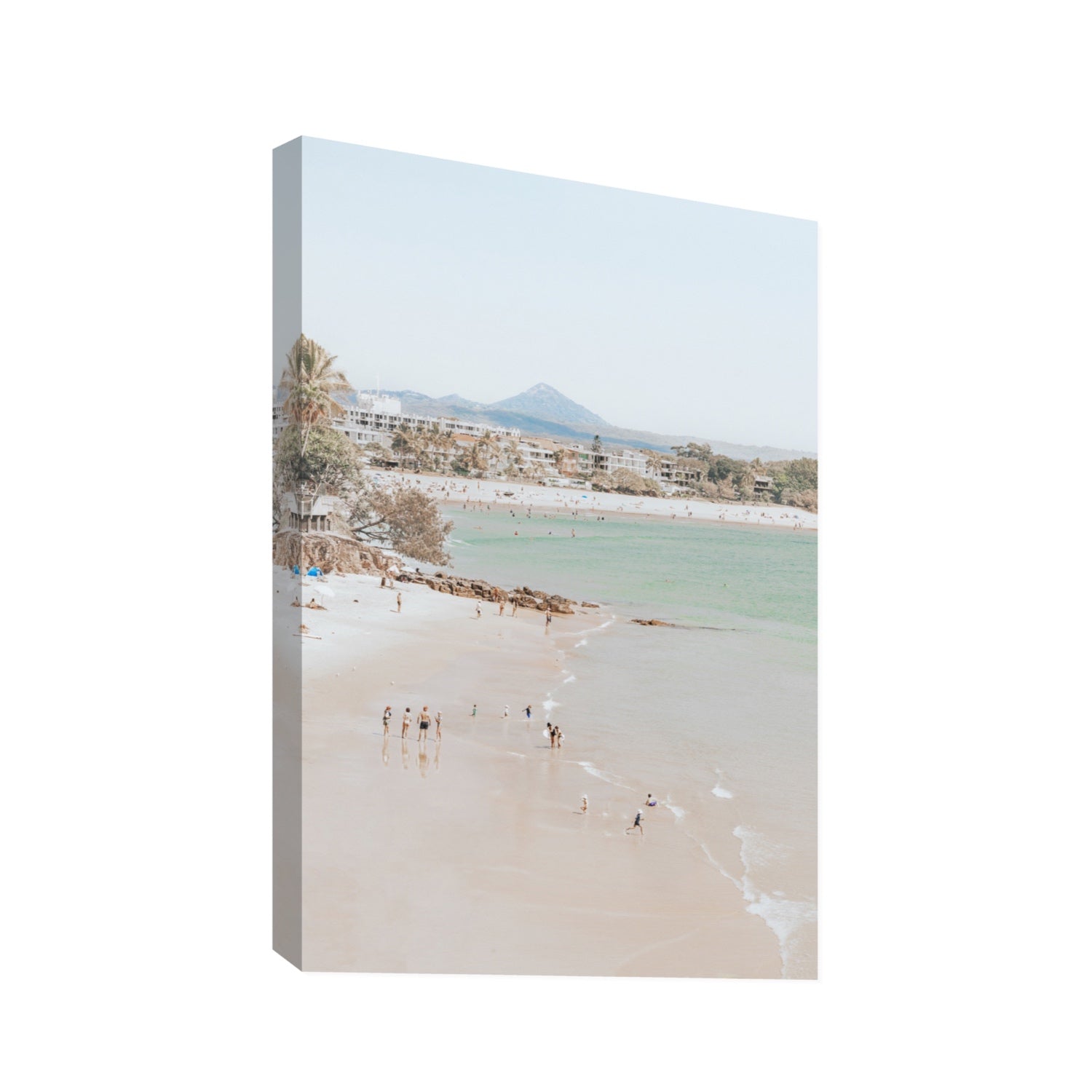 Little Cove Shallows fine art print, Noosa, Australia, coastal scenes artwork, Statement, Stretched Canvas