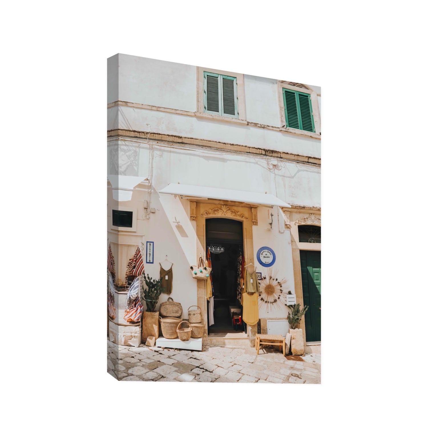 Artisan Ambience Puglia Italian wall art Statement stretched canvas print