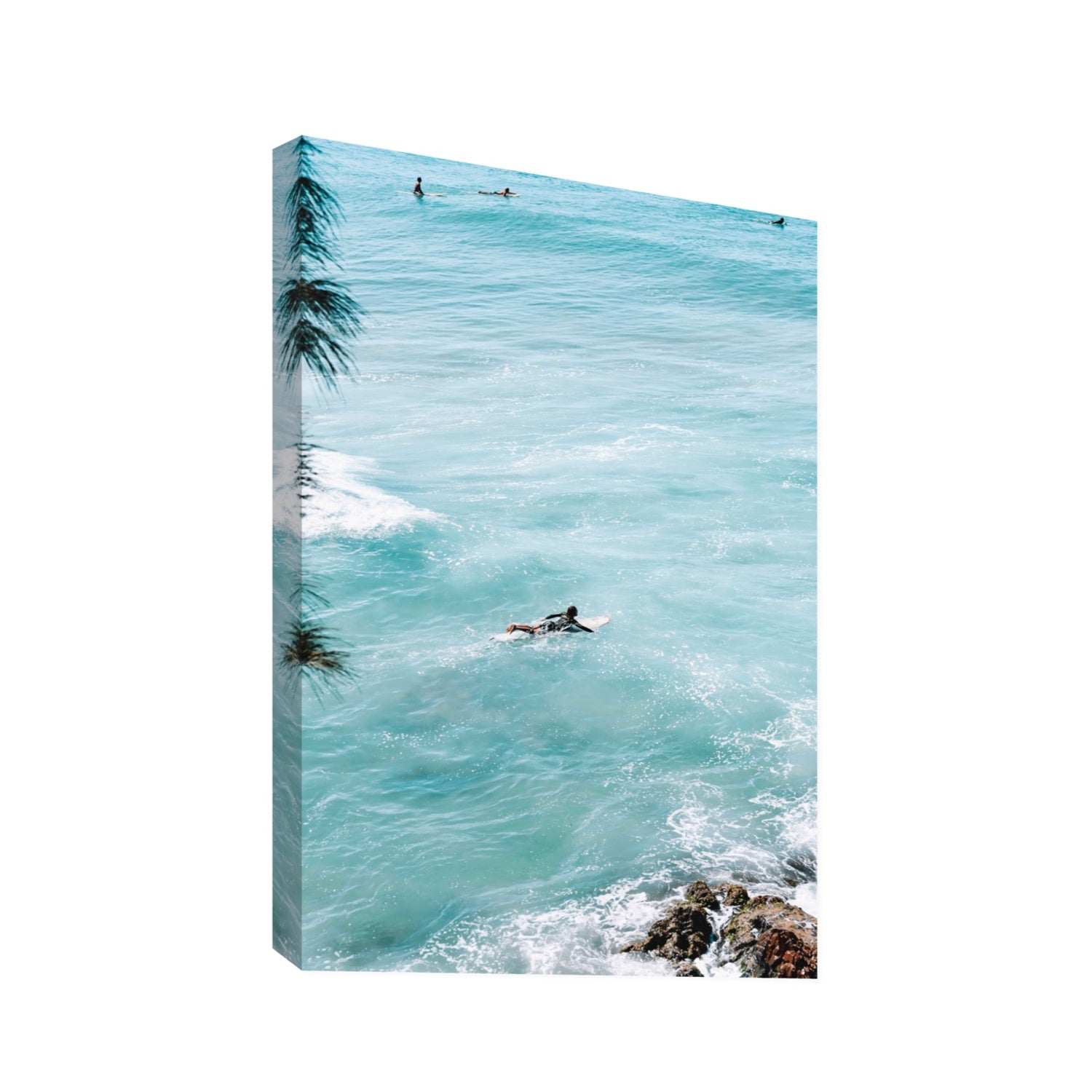 Blue Crush fine art print, Byron Bay, Australia, Statement, Stretched Canvas