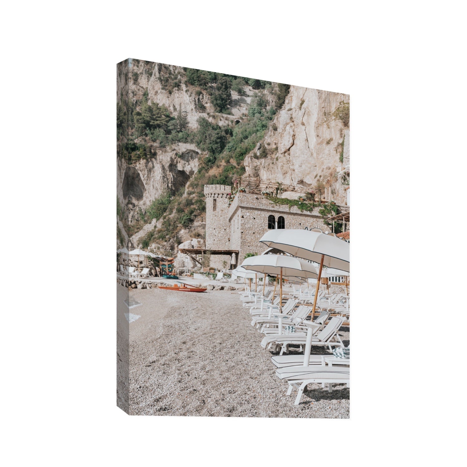 La Villeggiatura fine art print, Amalfi, Italy, luxury escapes artwork, Statement, Stretched Canvas