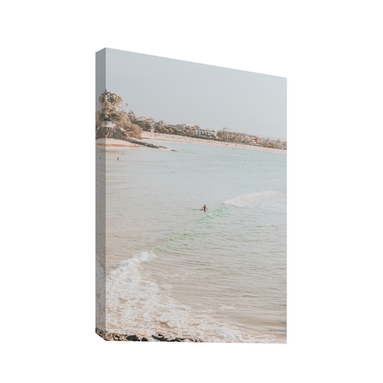 Salt Reverie fine art print, Noosa, Australia, coastal scenes artwork, Statement, Stretched Canvas