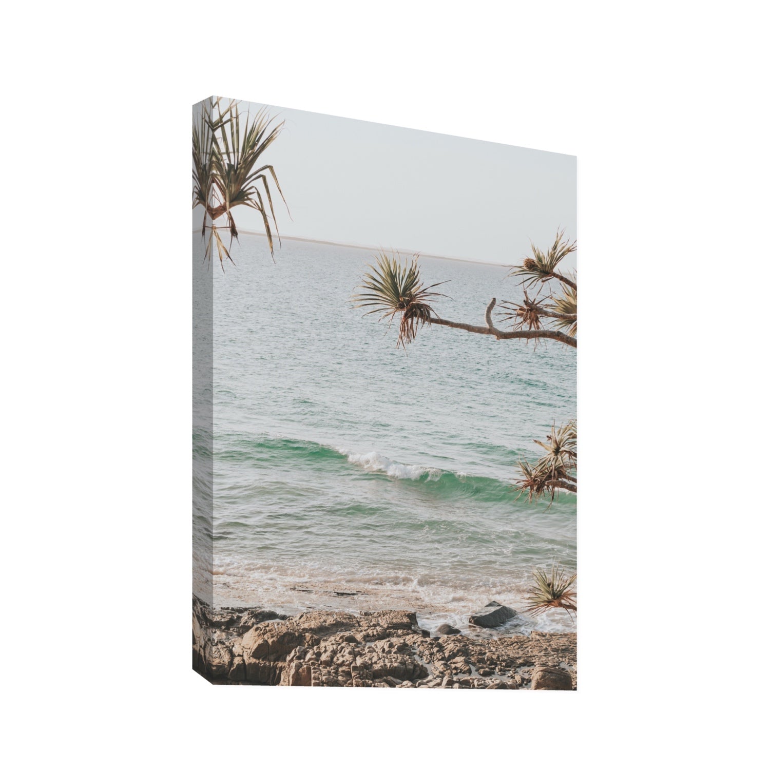 Good Vibrations fine art print, Noosa, Australia, coastal scenes artwork, Statement, Stretched Canvas