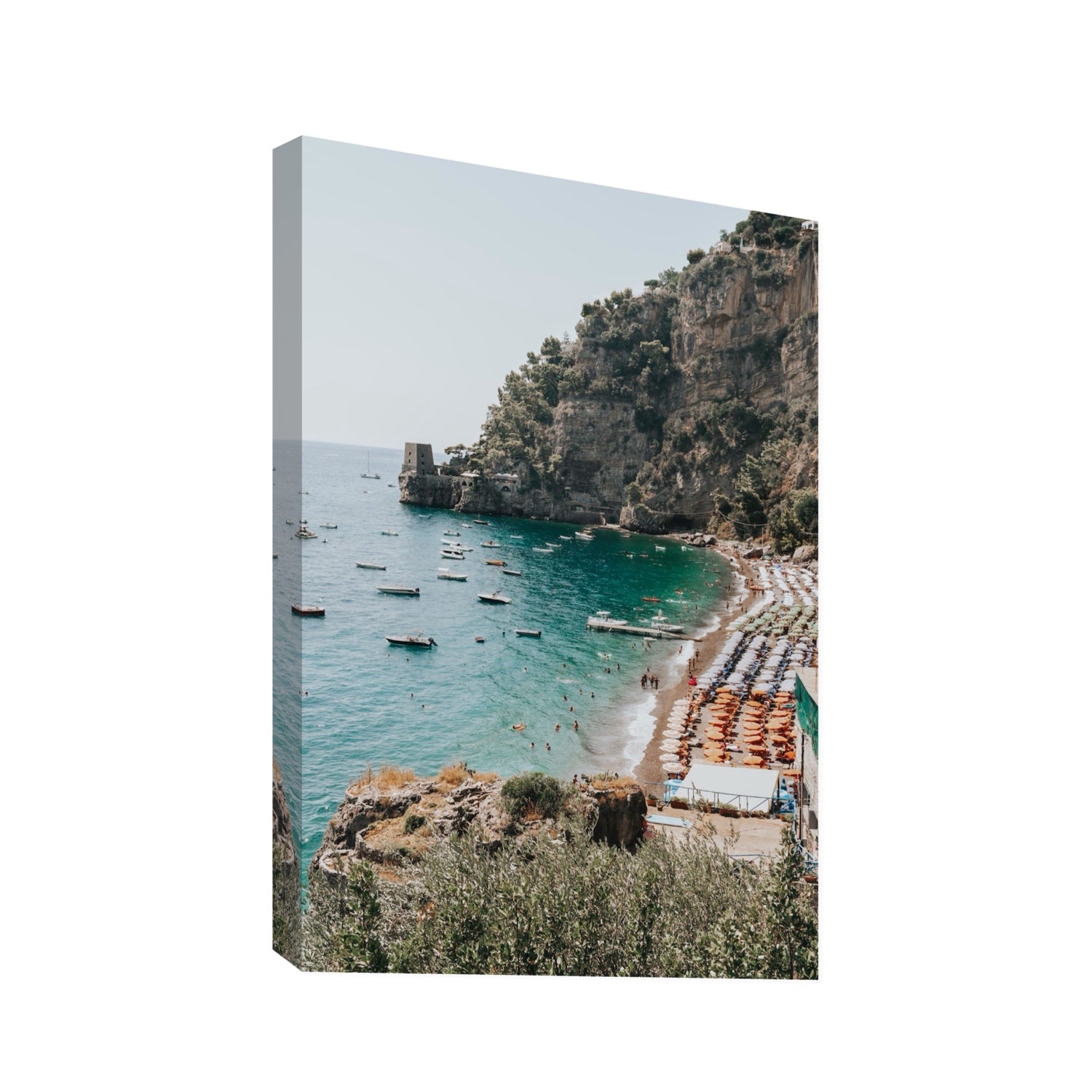 Baia dei Sogni fine art print, Positano, Italy, Statement, Stretched Canvas