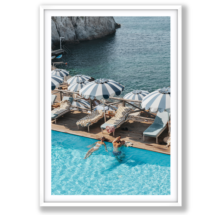 I'm Busy Italian coastal Mediterranean wall art main fine art print image