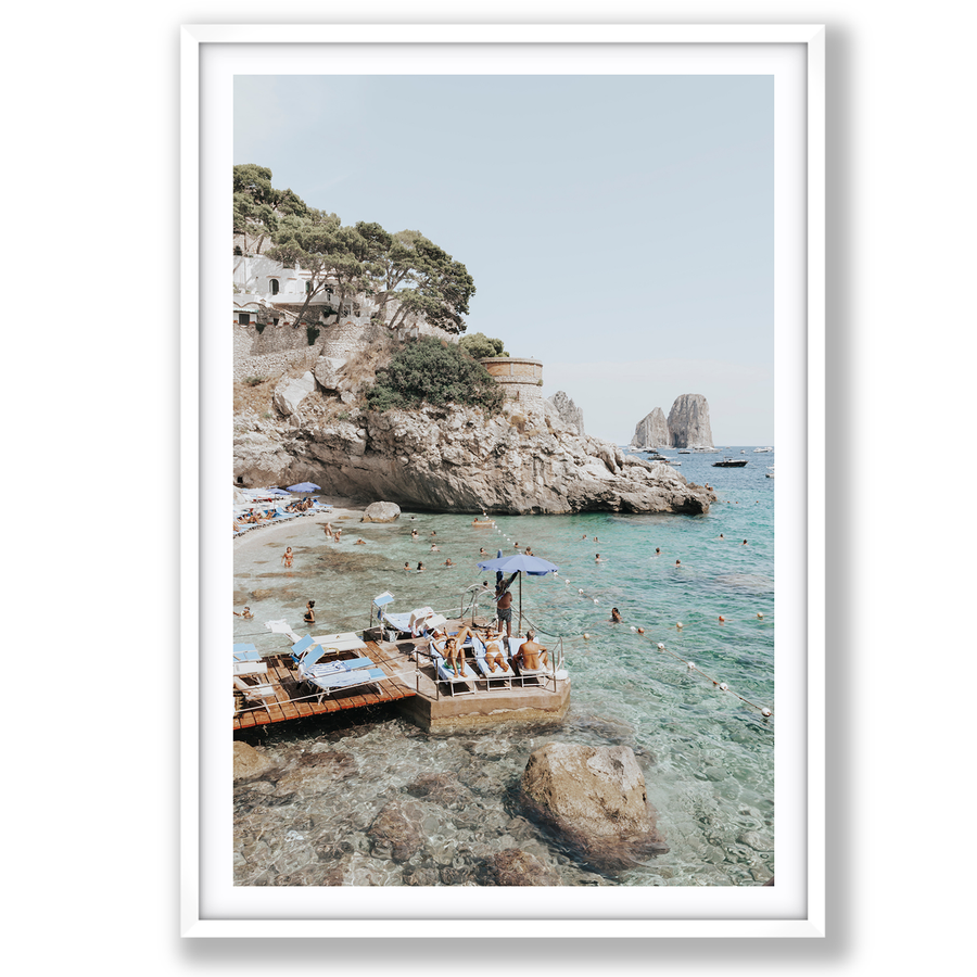 The Sweet Life Capri Mediterranean wall art main fine art print image
