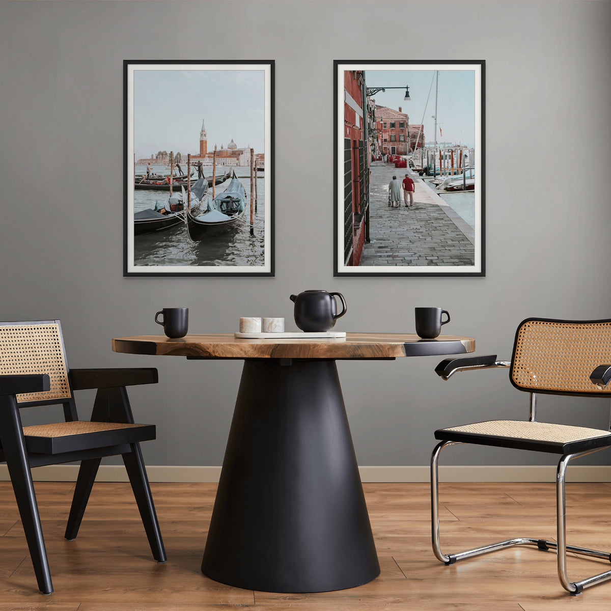 Italian Commute + OG Casanova artworks styled together in a room