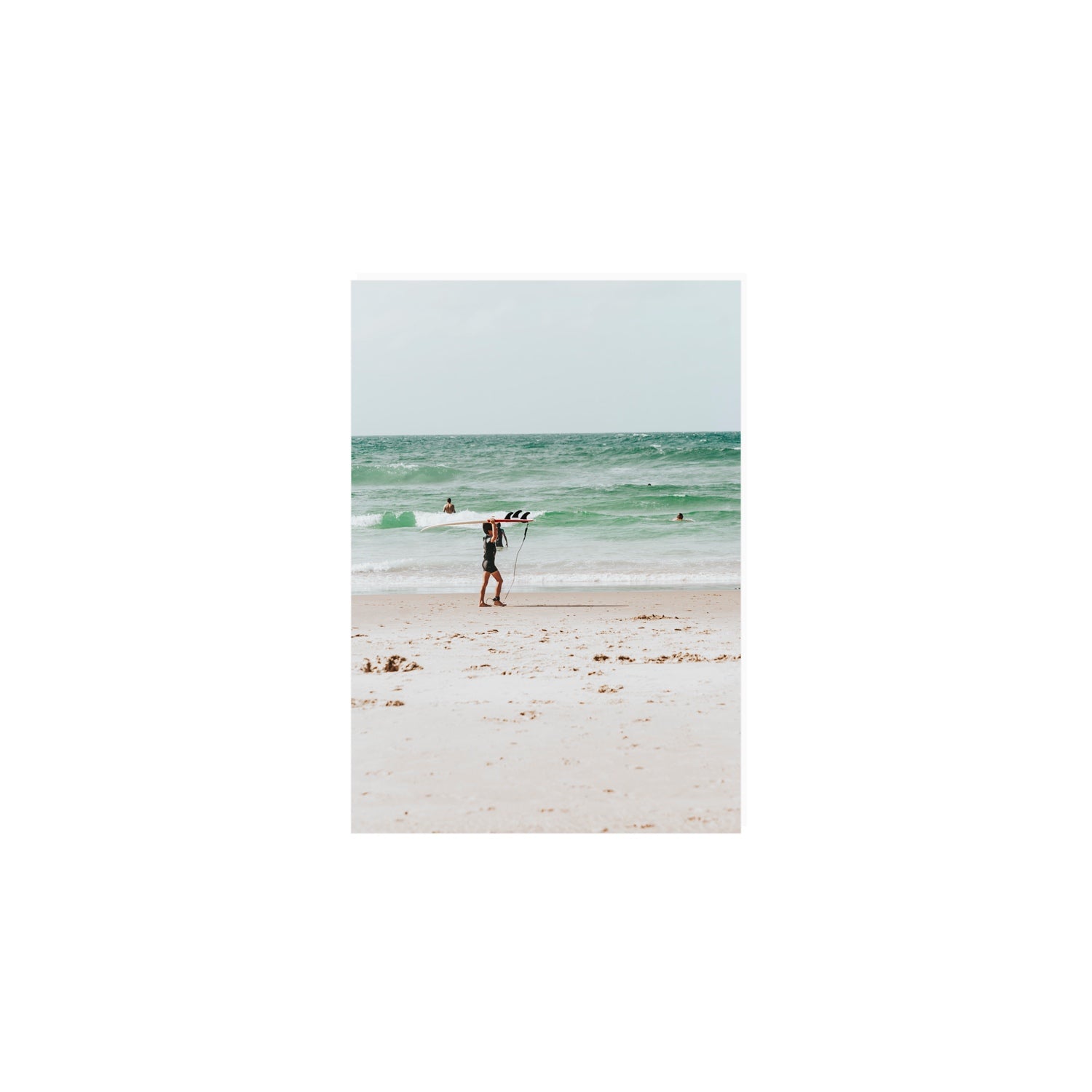 Grommet Byron Bay Surf coastal wall art A5, 21 x 14.8 cm unframed fine art canvas