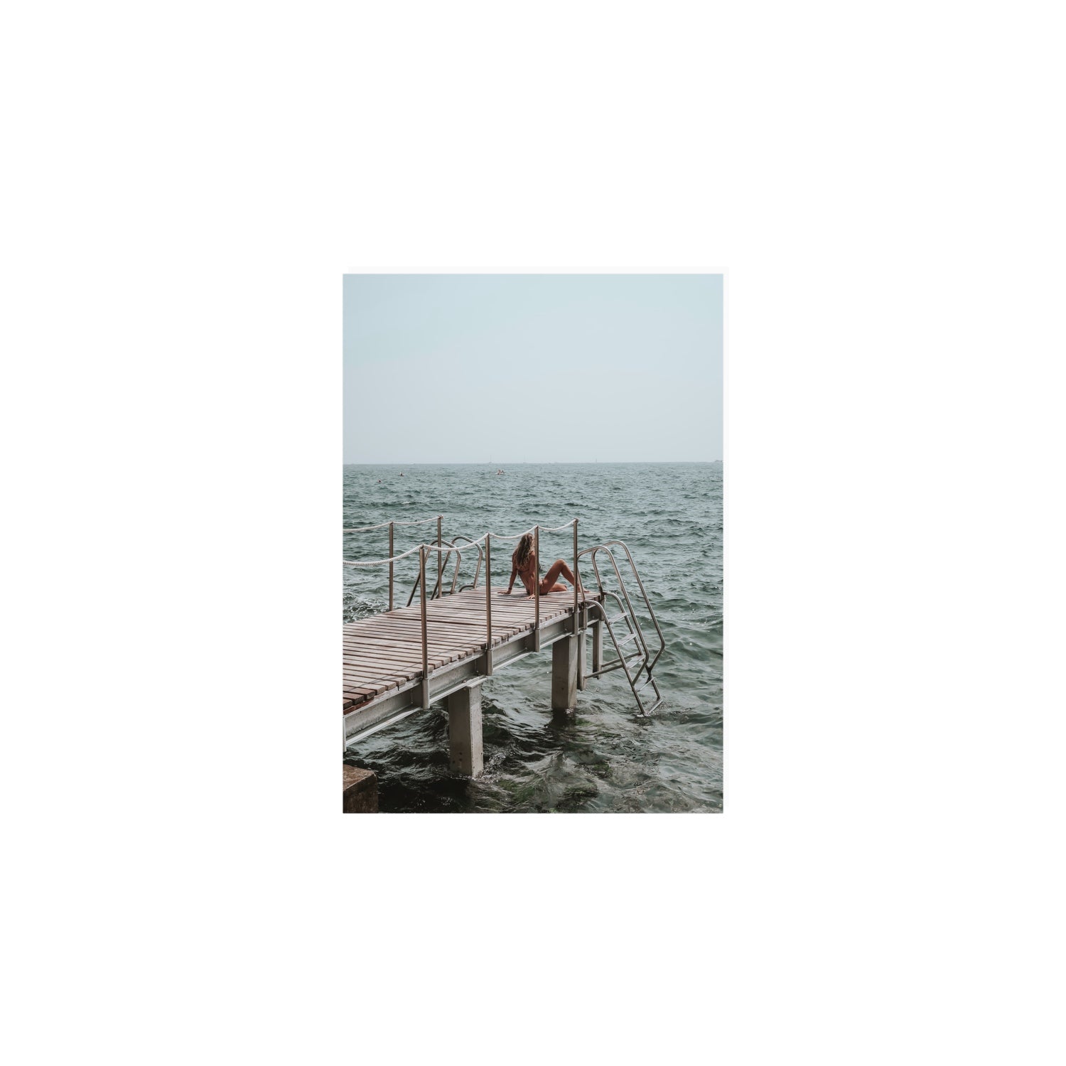 The Dock's Whisper fine art print, Tuscany, Italy, A5 · 21 x 14.8 cm, Unframed, Fine Art Canvas
