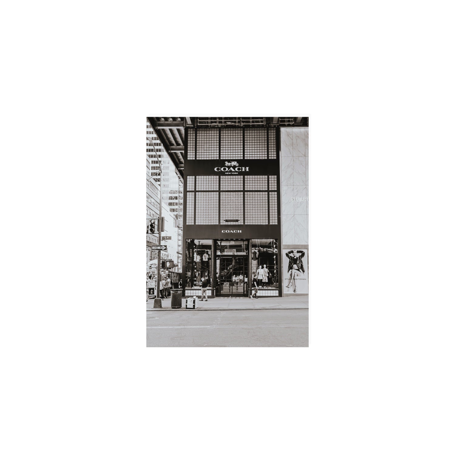 Coach Uptown fine art print, New York, United States, A5 · 21 x 14.8 cm, Unframed, Fine Art Canvas