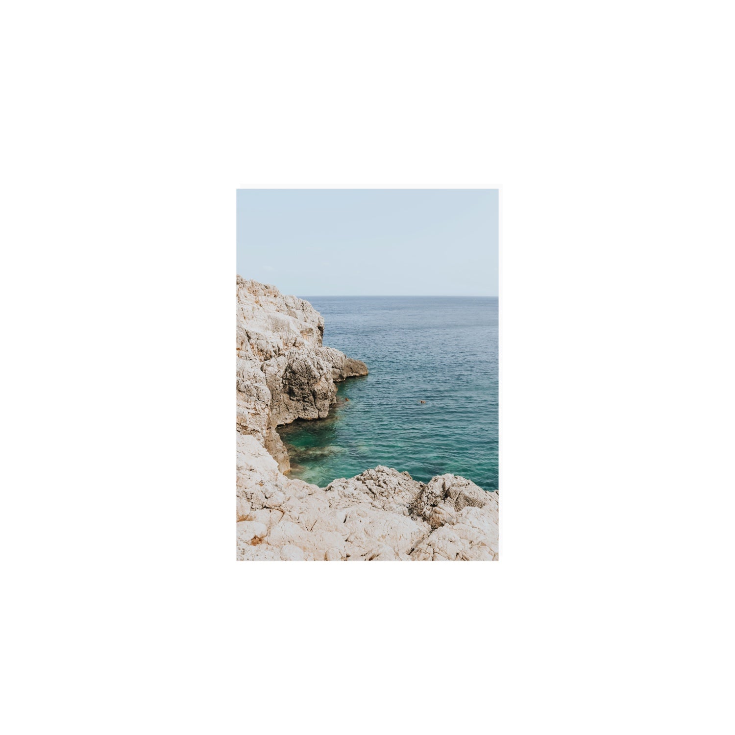 Healing Immersion Puglia Wall Mediterranean fine art print A5, 21 x 14.8 cm unframed fine art canvas