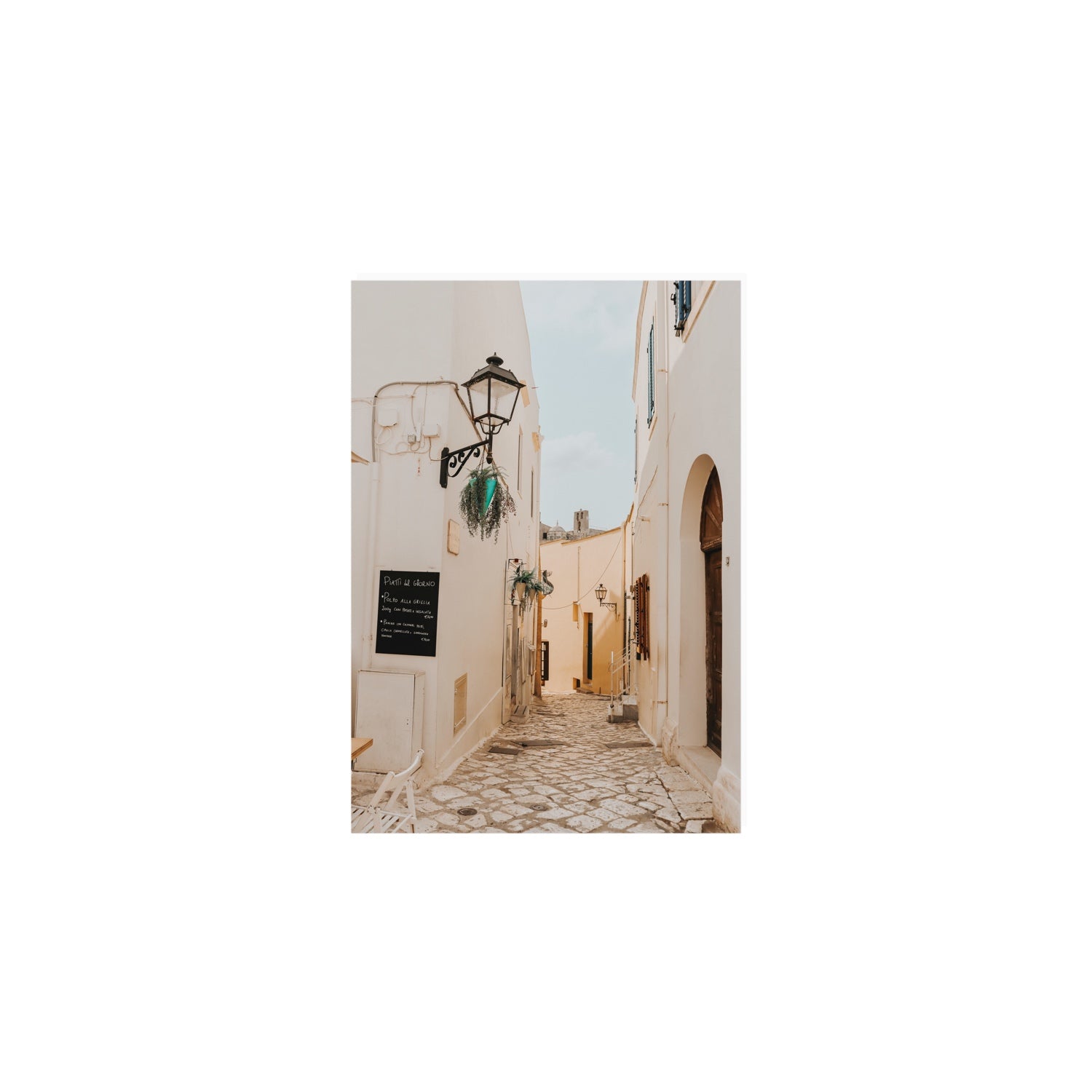 Twilight Passage Puglia Italian wall art A5, 21 x 14.8 cm unframed fine art canvas