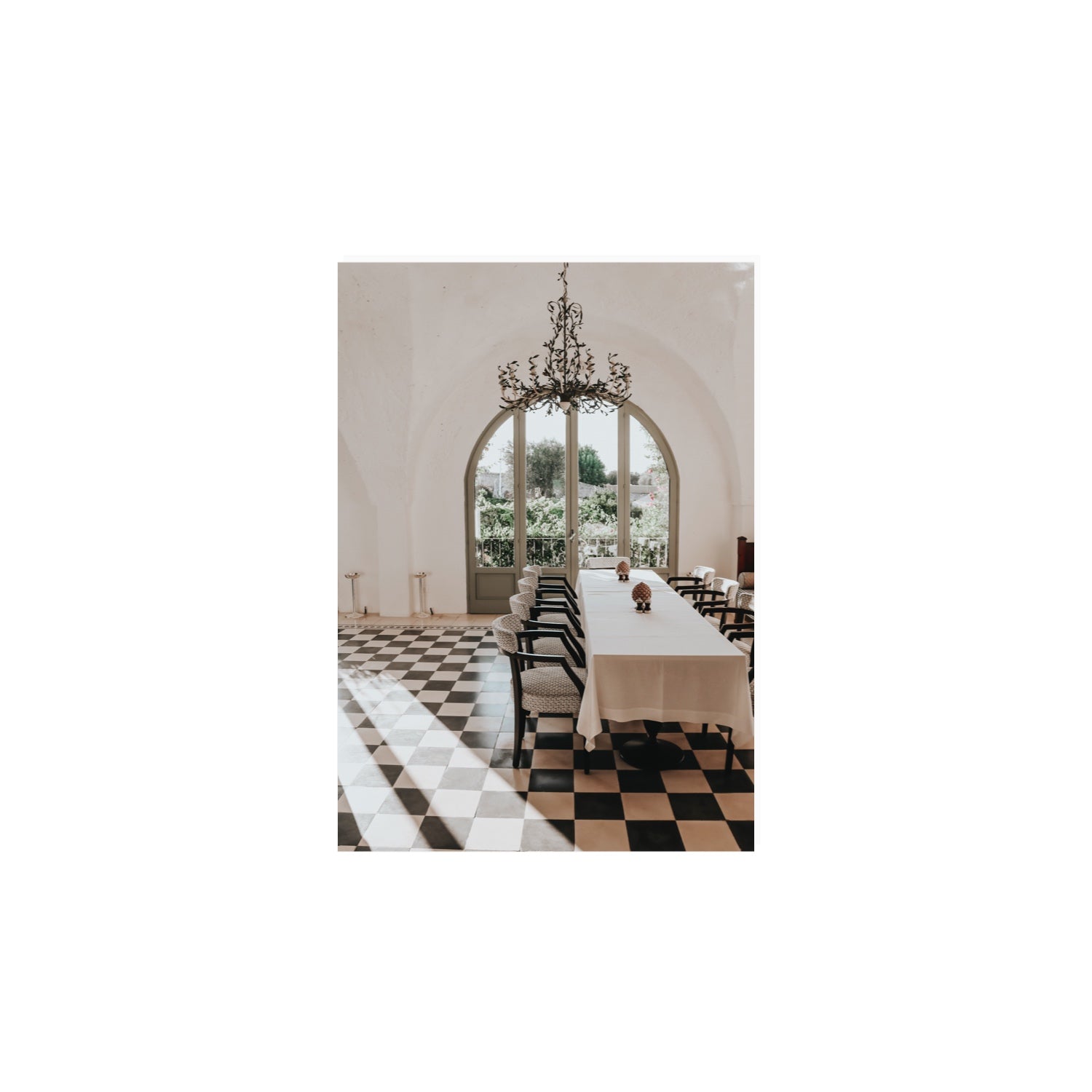 Sunbeam Feast Puglia Wall Italian fine art print A4, 29.7 x 21 cm unframed fine art canvas