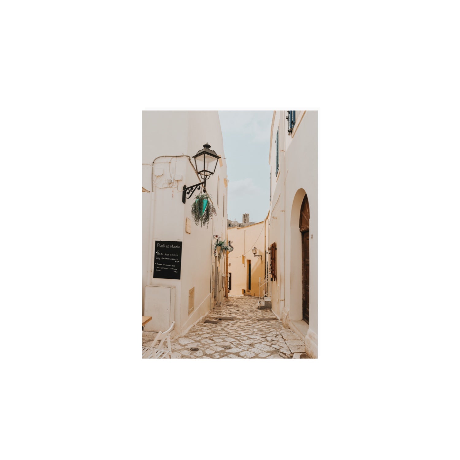 Twilight Passage Puglia Italian wall art A4, 29.7 x 21 cm unframed fine art canvas