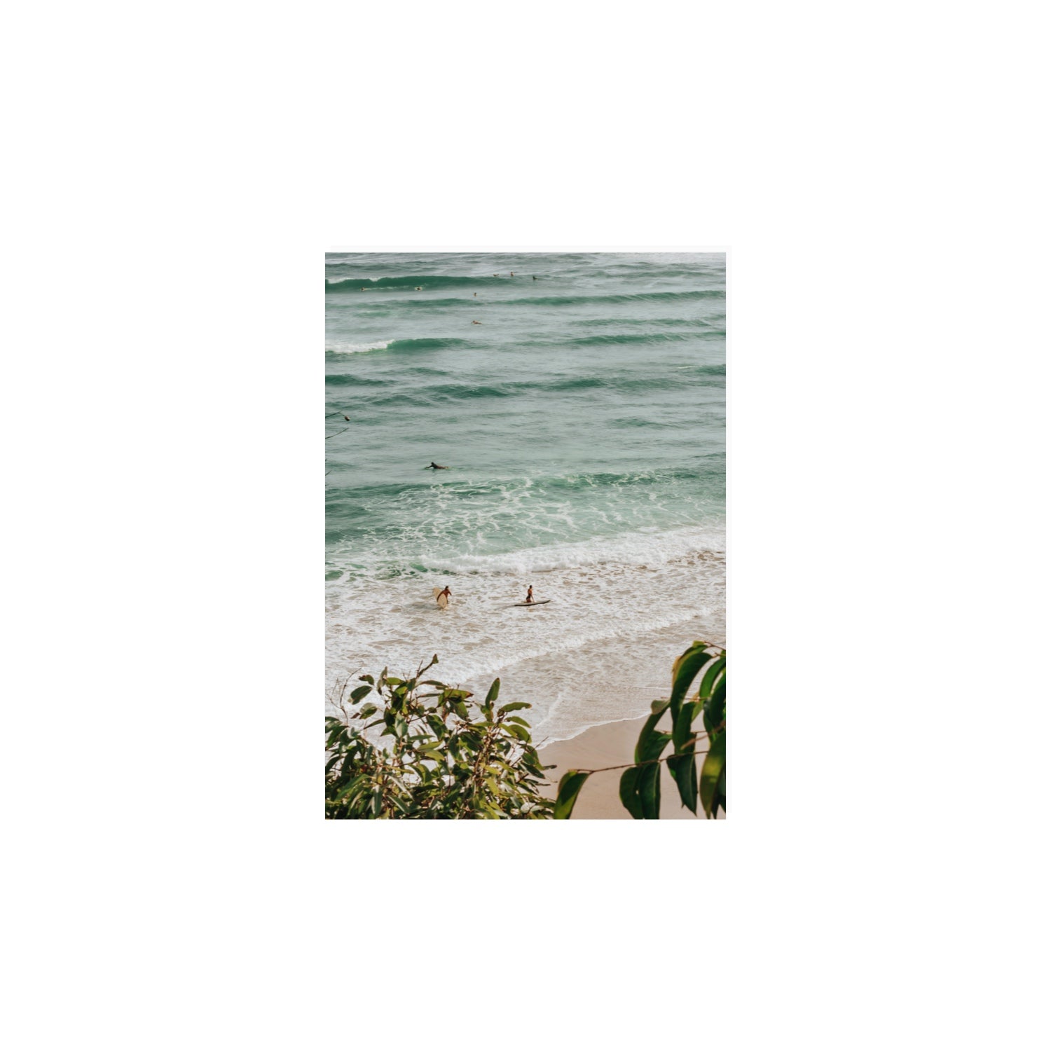 Private Paradise fine art print, Byron Bay, Australia, A4 · 29.7 x 21 cm, Unframed, Fine Art Canvas