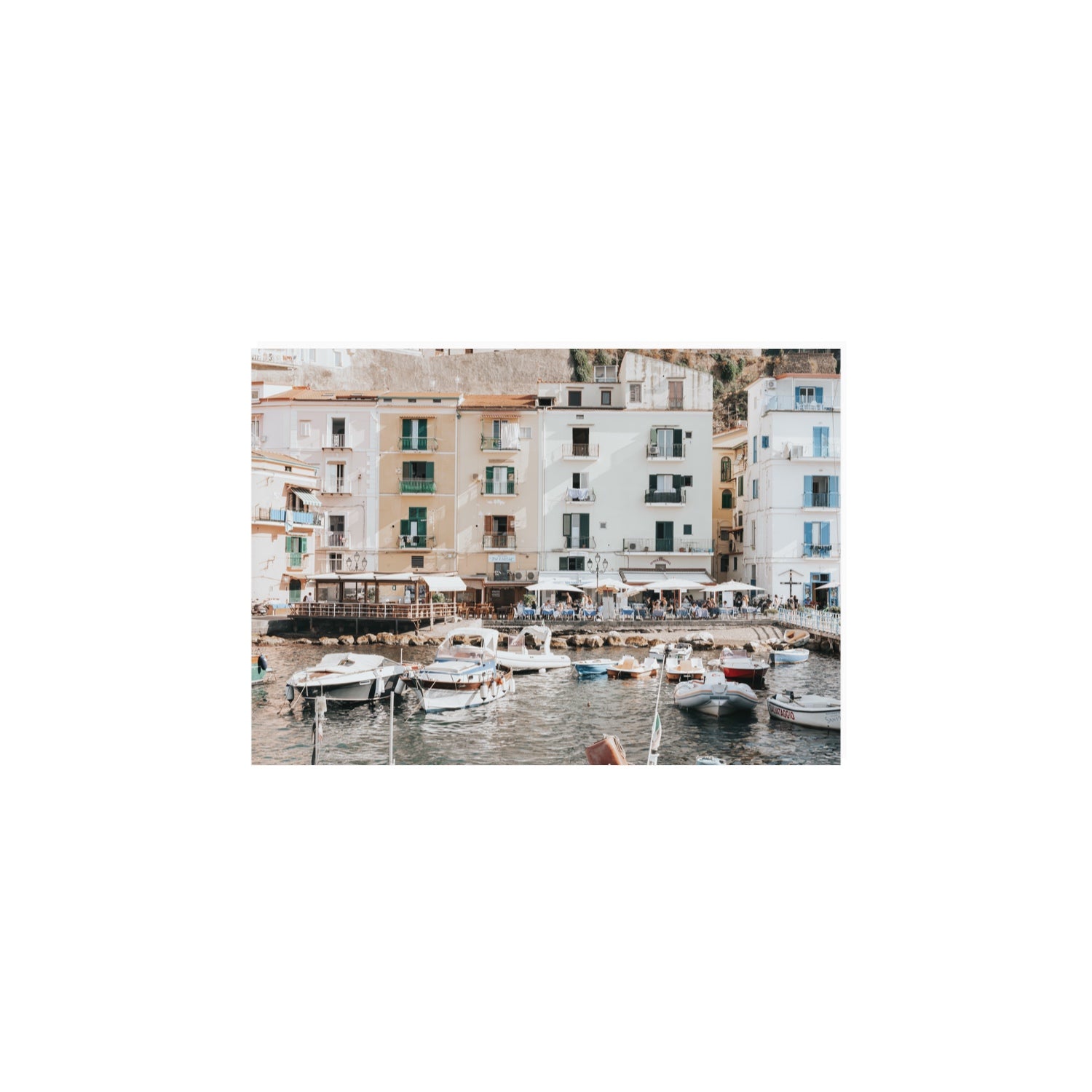 L'Insenatura fine art print, Sorrento, Italy, A4 · 29.7 x 21 cm, Unframed, Fine Art Canvas