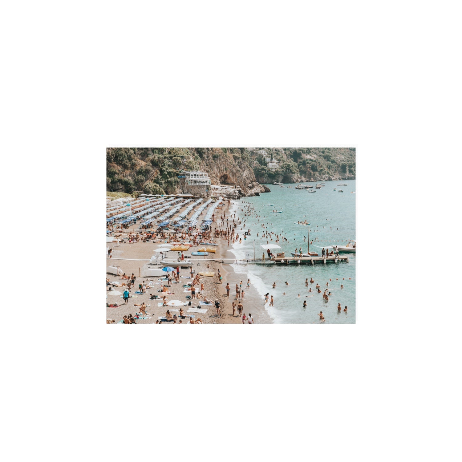Vista Costiera fine art print, Positano, Italy, A4 · 29.7 x 21 cm, Unframed, Fine Art Canvas