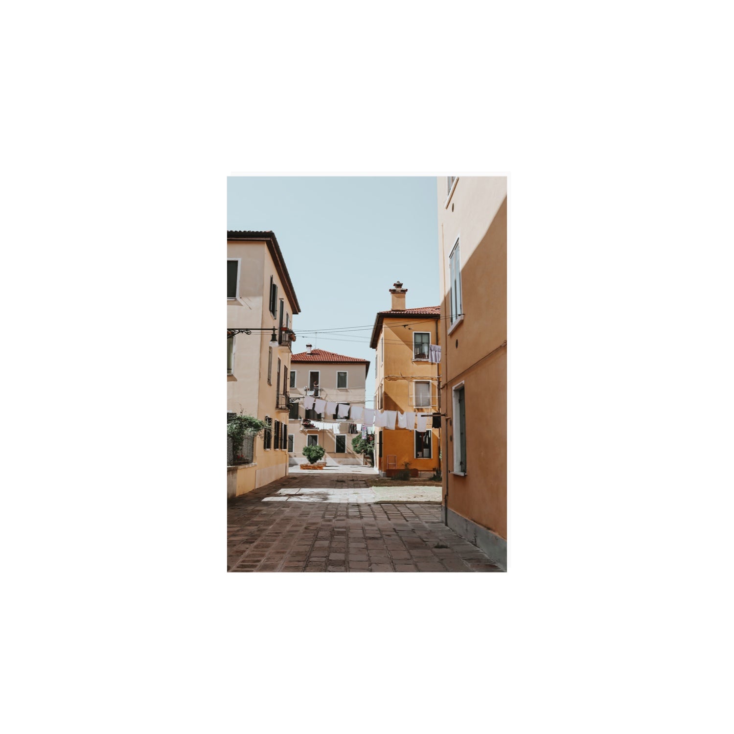 Terraferma Venice Italian wall art A4, 29.7 x 21 cm unframed fine art canvas