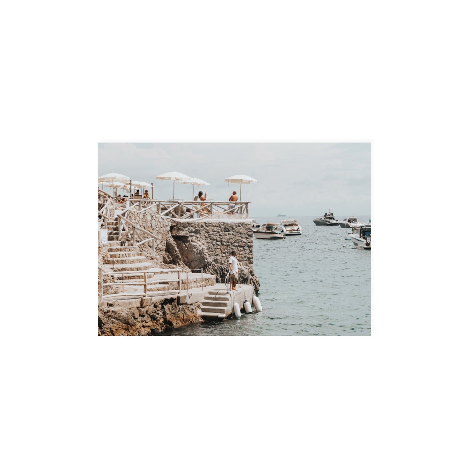 Conca Del Sogno fine art print, Nerano, Italy, A3 · 42 x 29.7 cm, Unframed, Fine Art Canvas