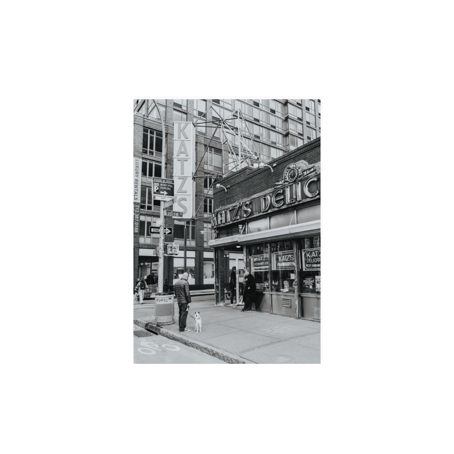 Graphite Gotham New York NYC Black & White wall art A3, 42 x 29.7 cm unframed fine art canvas