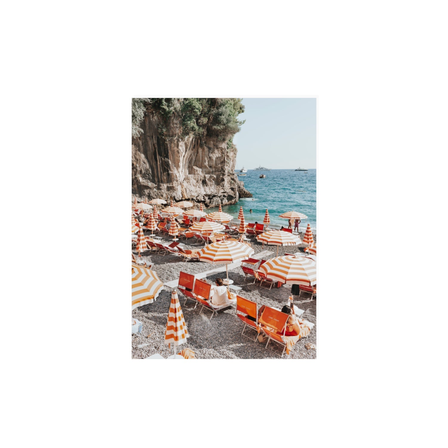 Tangerine Dream fine art print, Positano, Italy, A3 · 42 x 29.7 cm, Unframed, Fine Art Canvas