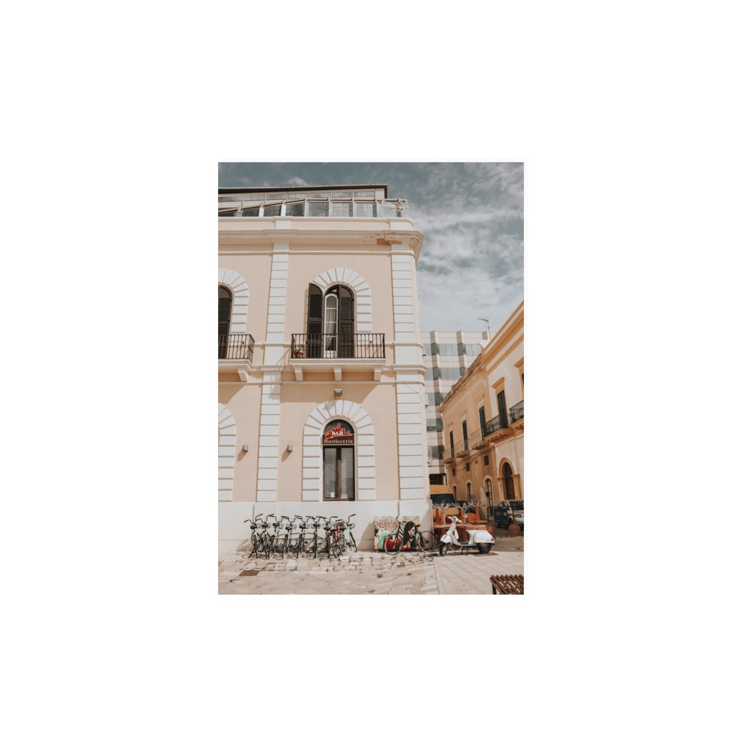 Rosticceria Puglia Italian wall art A3, 42 x 29.7 cm unframed fine art canvas