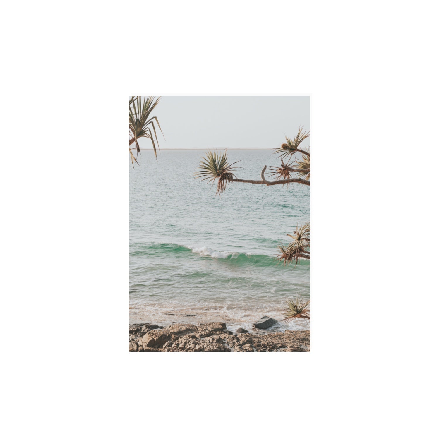 Good Vibrations fine art print, Noosa, Australia, coastal scenes artwork, A3 · 42 x 29.7 cm, Unframed, Fine Art Canvas