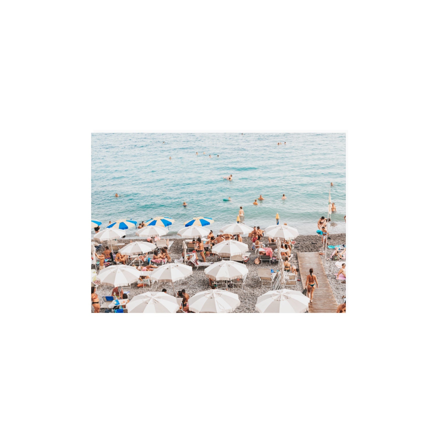 Dreamscape Amalfi Italian beach wall art A3, 42 x 29.7 cm unframed fine art canvas