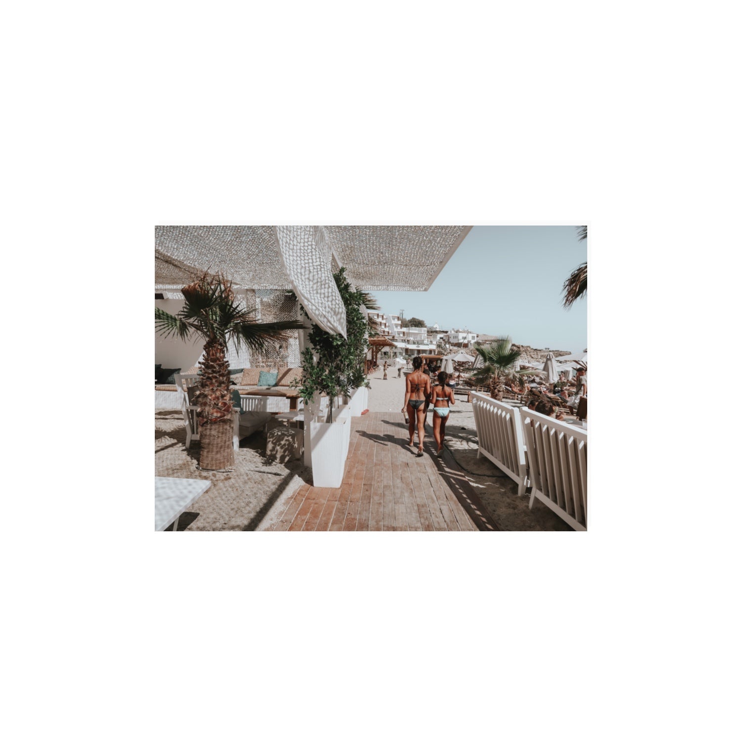 Mitera Kori Mykonos Greek island wall art A3, 42 x 29.7 cm unframed fine art canvas