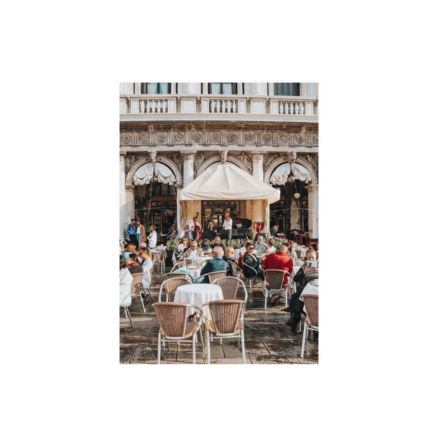 Piazza San Marco Venice Italian wall art A2, 59.4 x 42 cm unframed fine art canvas