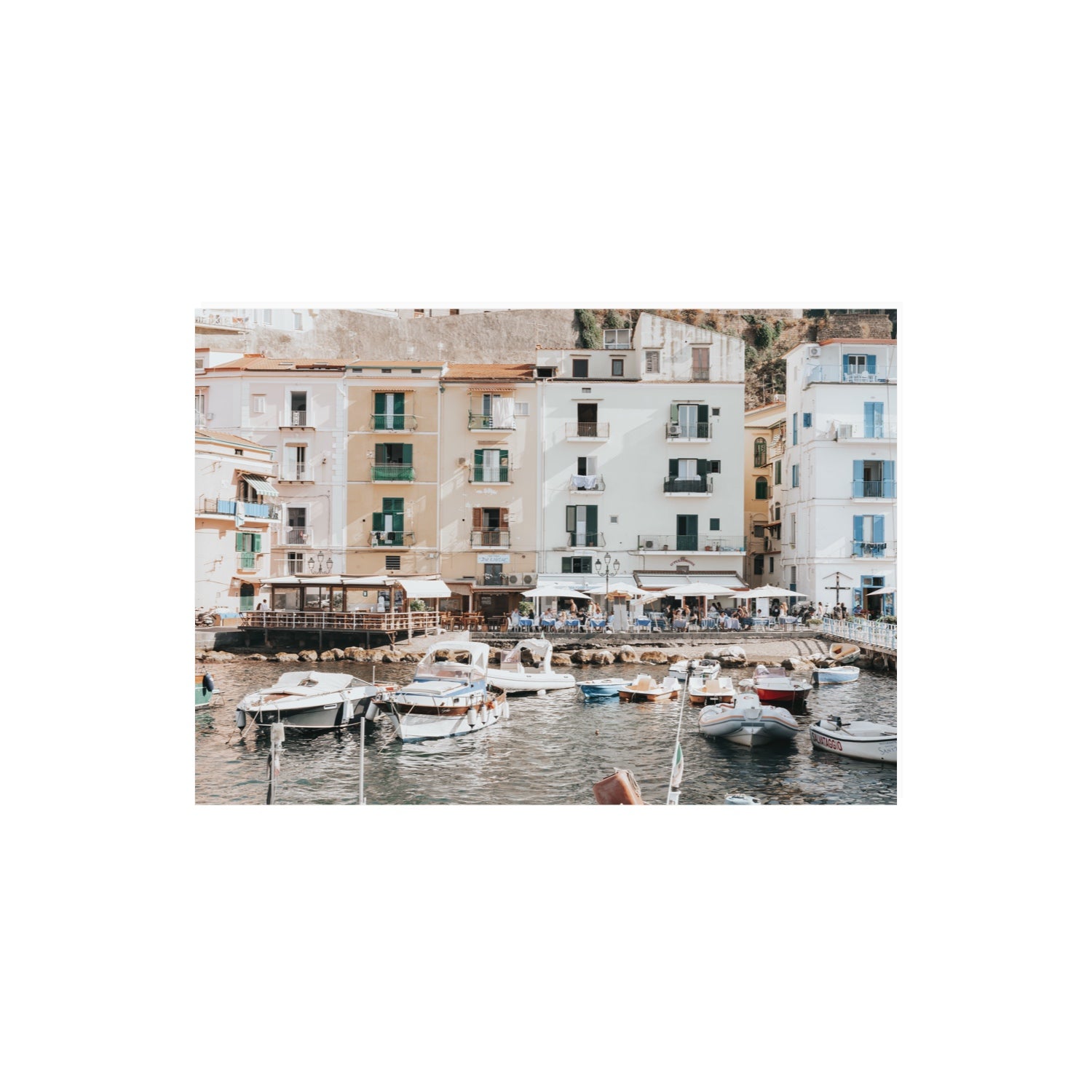 L'Insenatura fine art print, Sorrento, Italy, A2 · 59.4 x 42 cm, Unframed, Fine Art Canvas