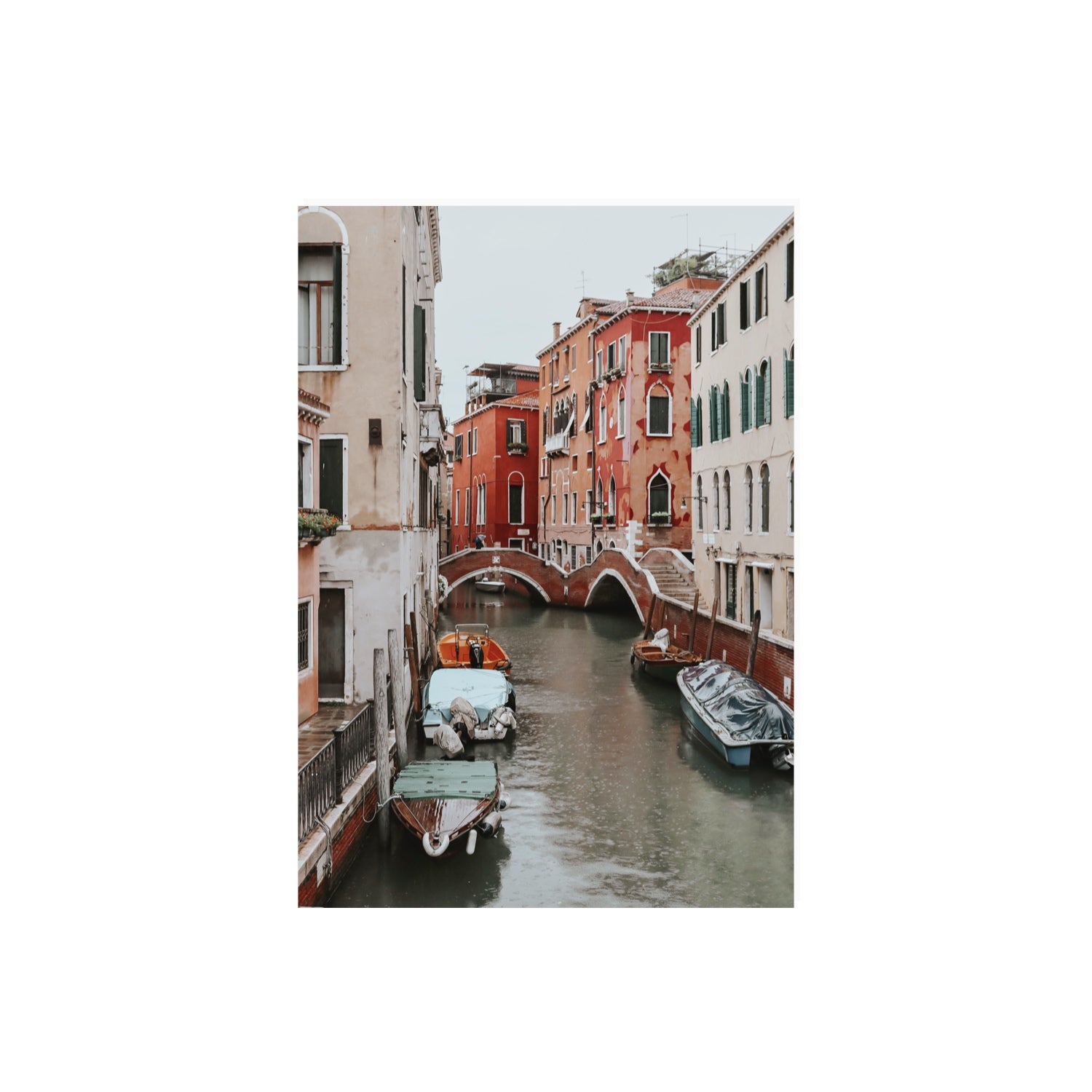 City of Water Venice Italian Mediterranean decor wall art A2, 59.4 x 42 cm unframed fine art canvas