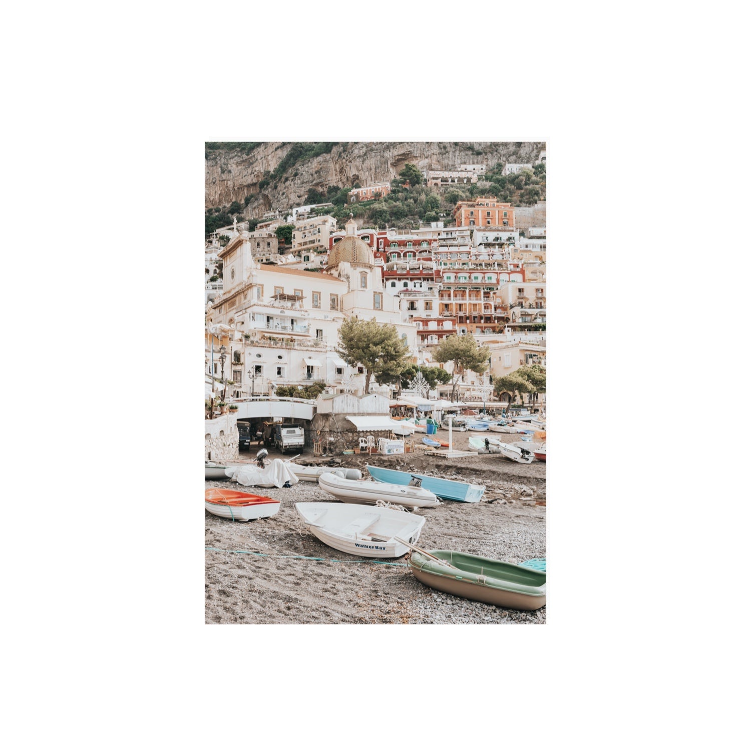 A Memory To Treasure fine art print, Positano, Italy, A2 · 59.4 x 42 cm, Unframed, Fine Art Canvas