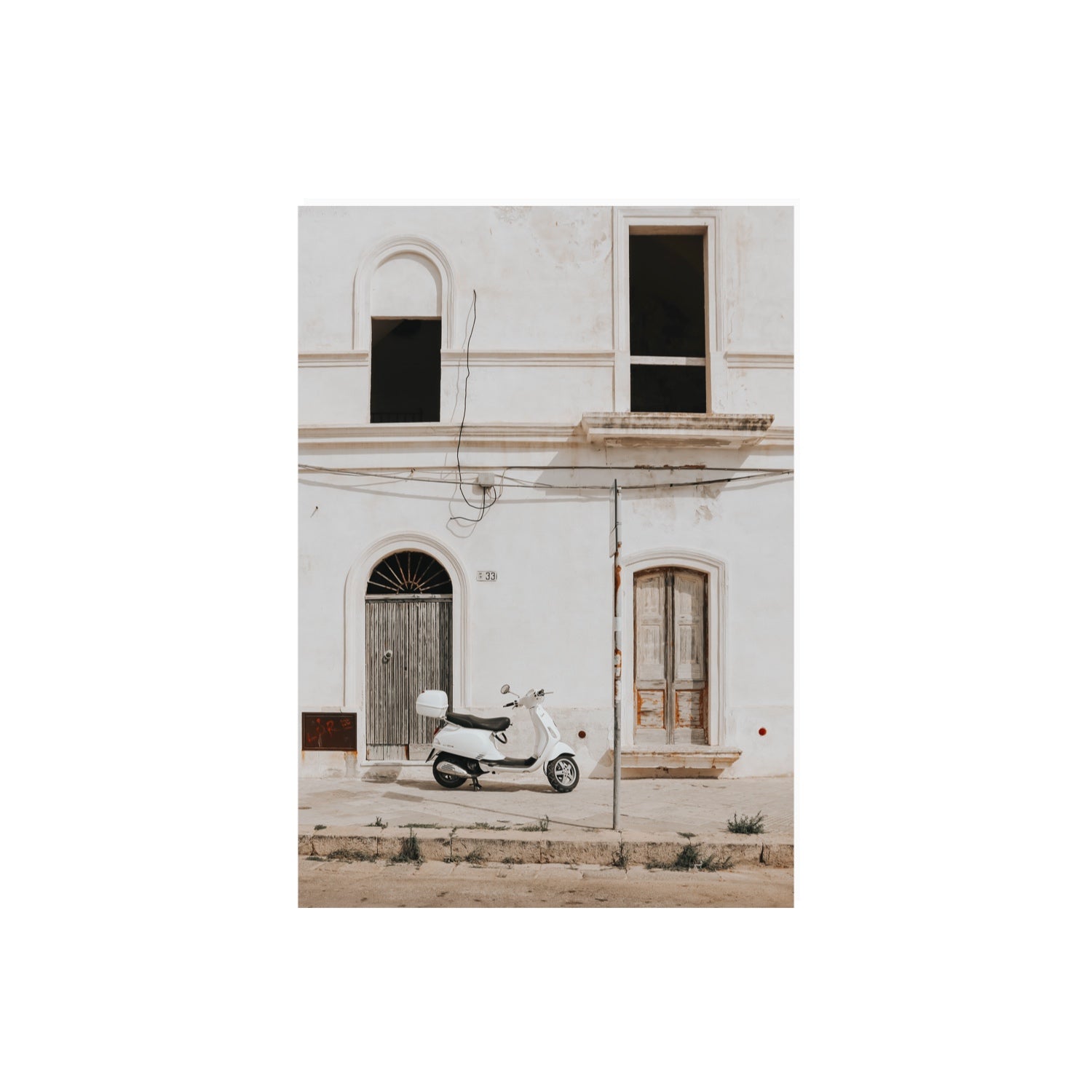 Radiant Ride fine art print, Puglia, Italy, A2 · 59.4 x 42 cm, Unframed, Fine Art Canvas