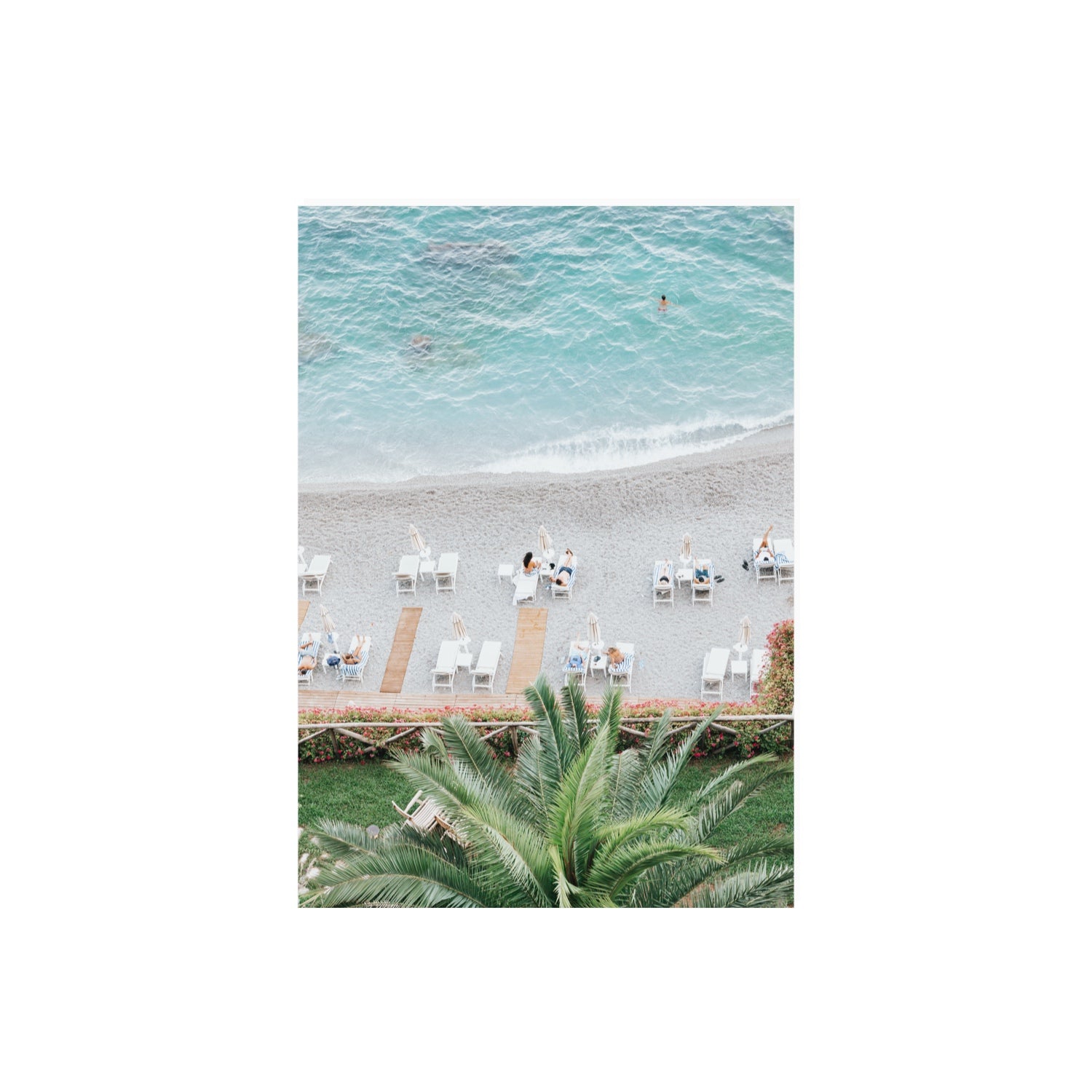 Paradiso Amalfi Mediterranean wall art A2, 59.4 x 42 cm unframed fine art canvas