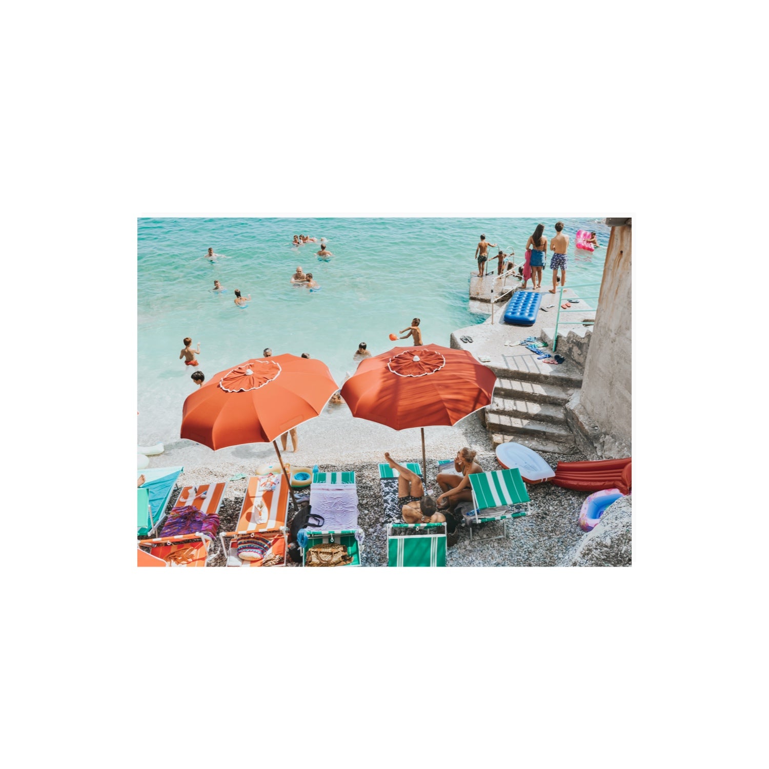 Water Wonderland fine art print, Capri, Italy, A2 · 59.4 x 42 cm, Unframed, Fine Art Canvas
