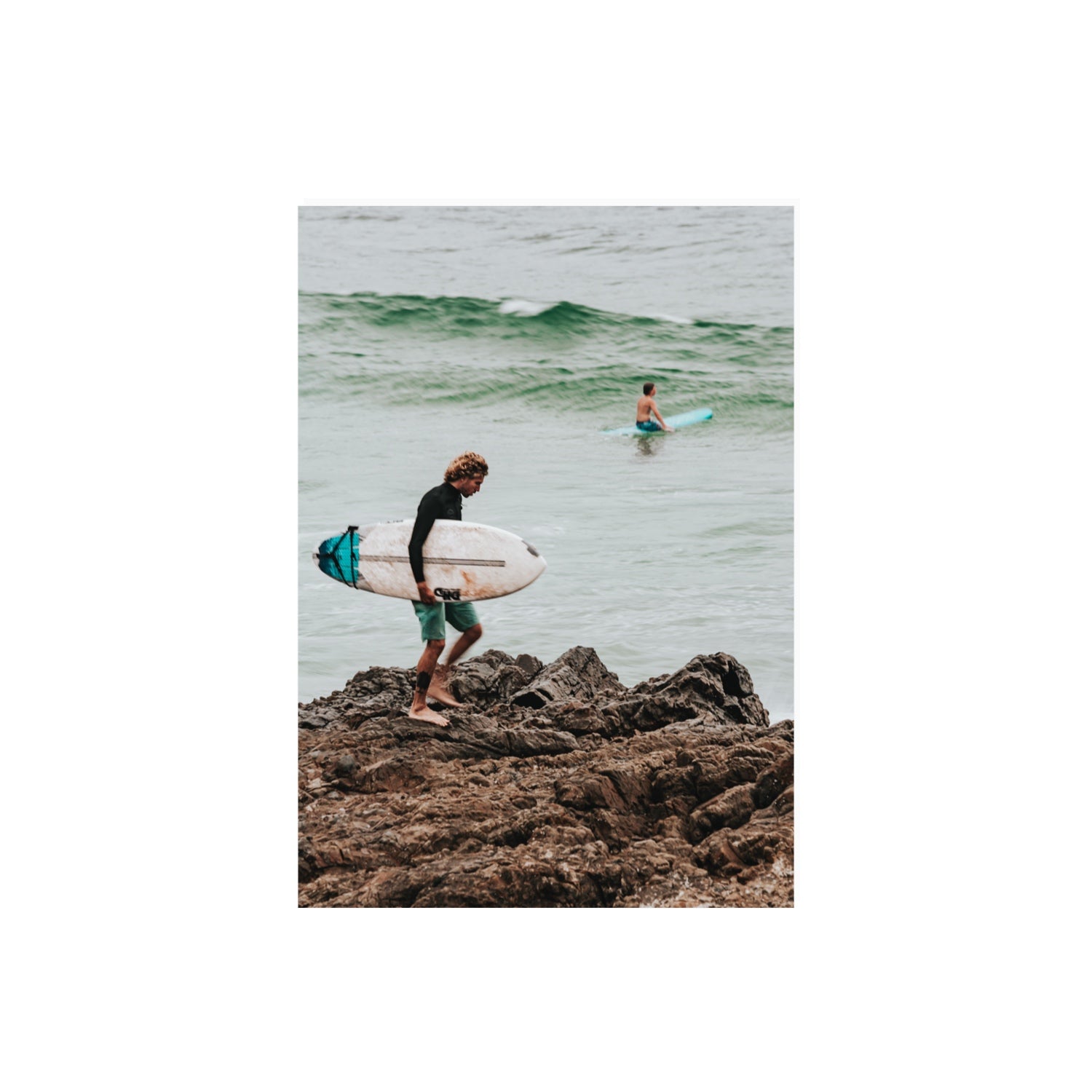 Not All Who Wander Are Lost Byron Bay Surf wall art A2, 59.4 x 42 cm unframed fine art canvas