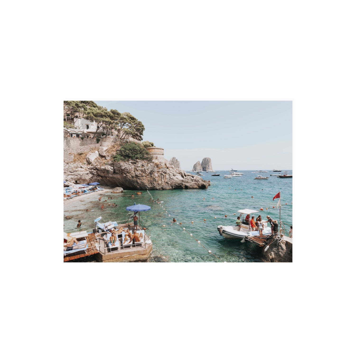 Torre Saracena fine art print, Capri, Italy, A2 · 59.4 x 42 cm, Unframed, Fine Art Canvas