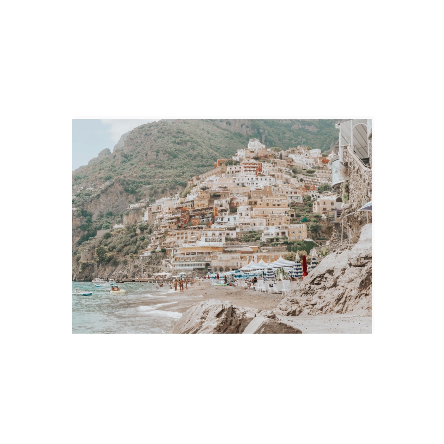 Sogno di Positano fine art print, Positano, Italy, 70 x 50 cm, Unframed, Fine Art Canvas