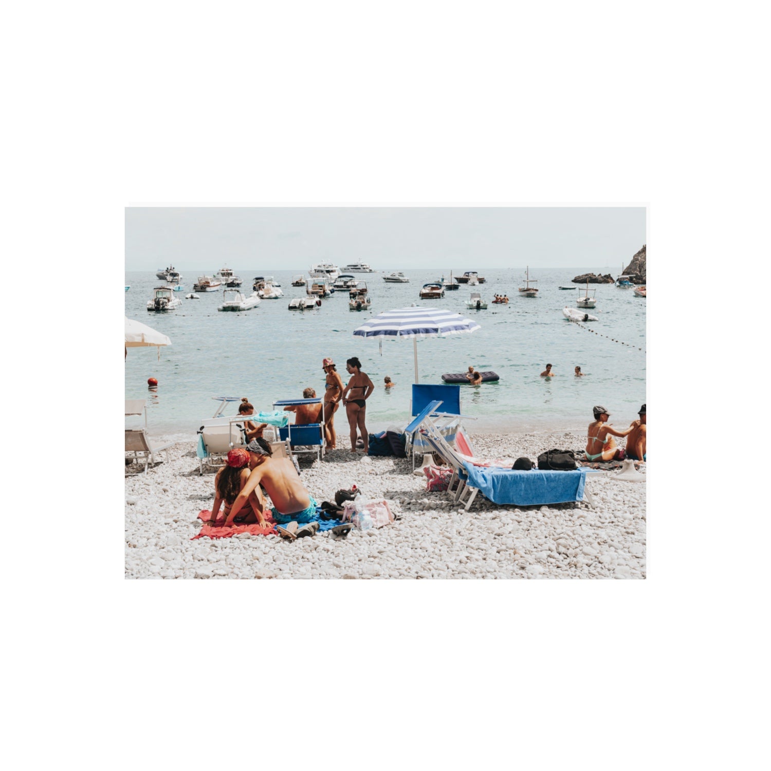 The Kiss Nerano wall art 70 x 50 cm unframed fine art canvas