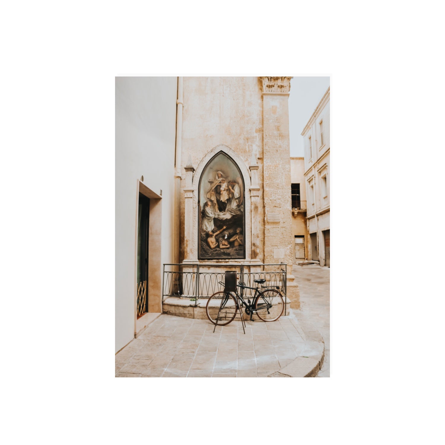 La Chiesa Puglia Otranto Italian wall art 70 x 50 cm unframed fine art canvas
