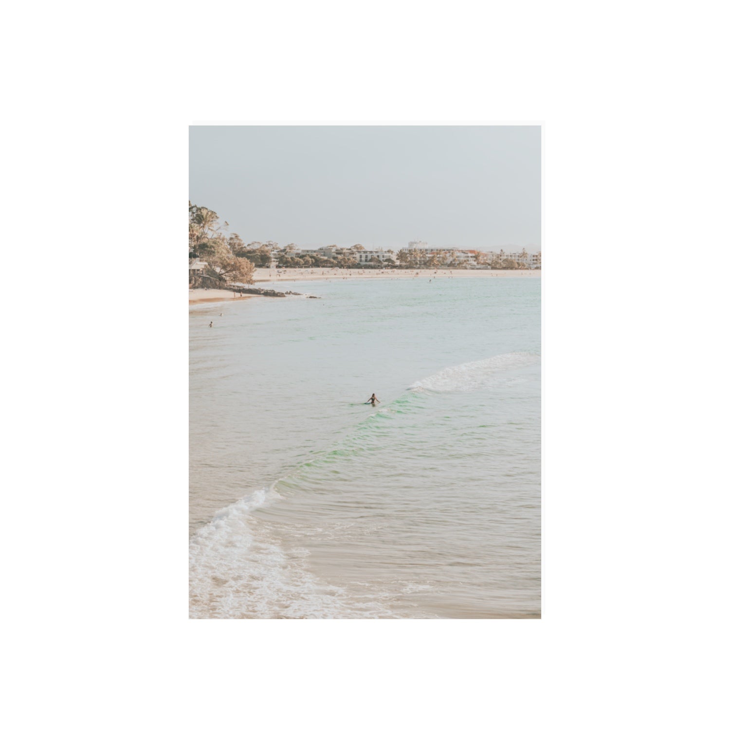 Salt Reverie fine art print, Noosa, Australia, coastal scenes artwork, 70 x 50 cm, Unframed, Fine Art Canvas
