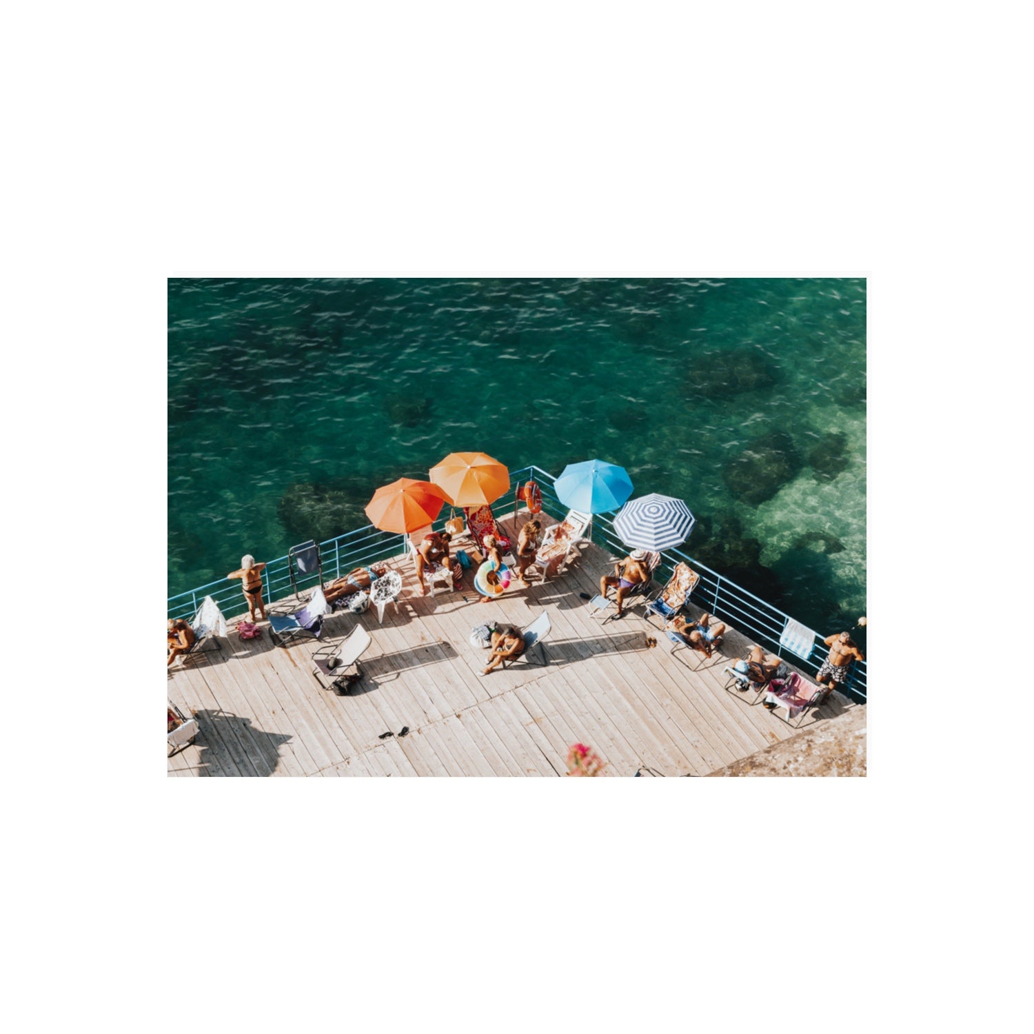 Il Dolce Far Niente Sorrento coastal wall art 70 x 50 cm unframed fine art canvas