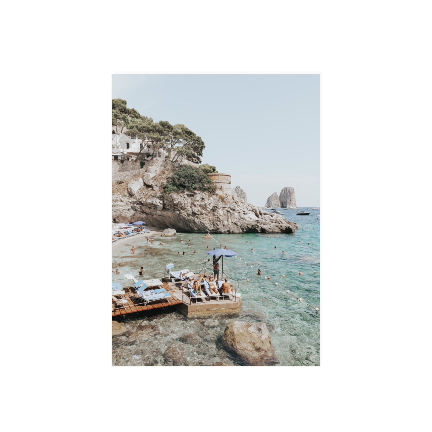 The Sweet Life fine art print, Capri, Italy, 70 x 50 cm, Unframed, Fine Art Canvas