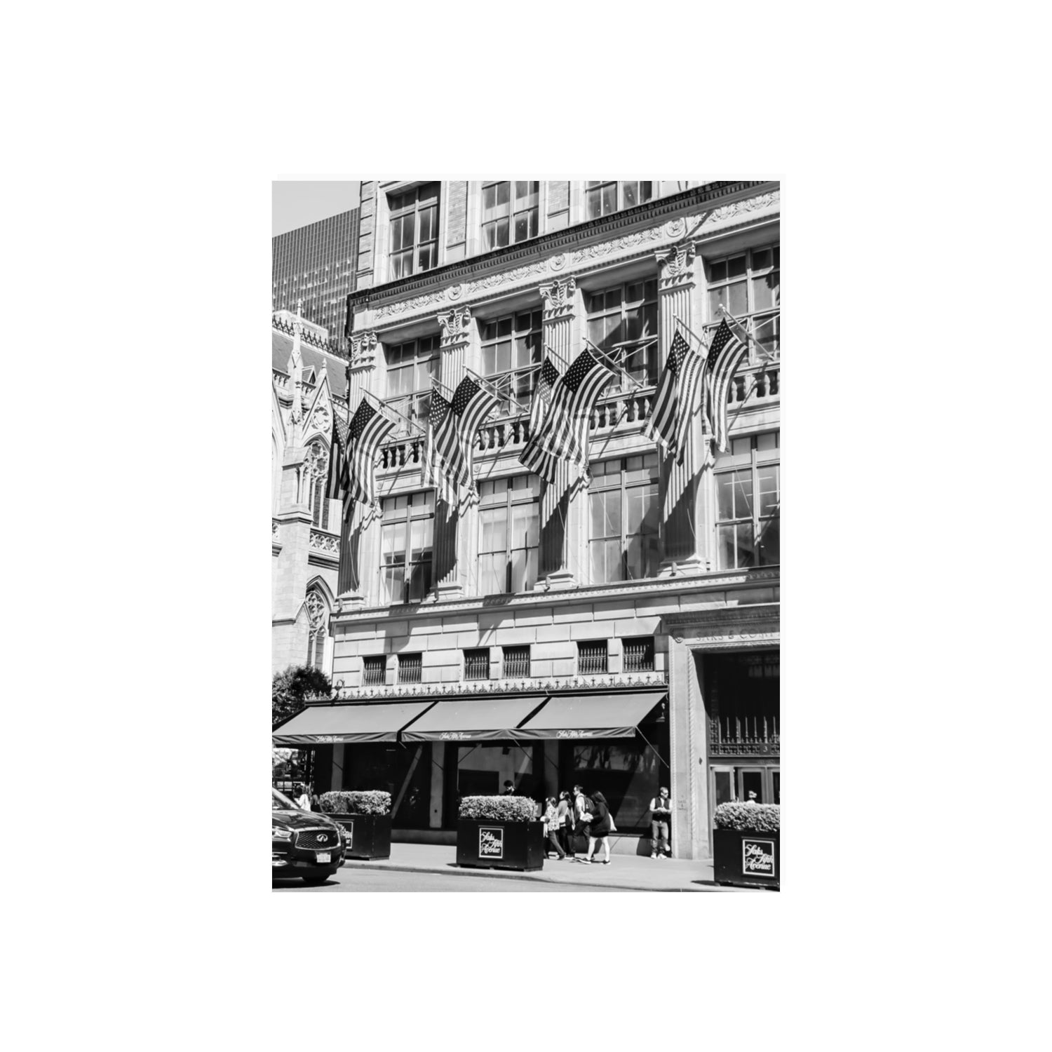 Luxury On Fifth fine art print, New York, United States, 70 x 50 cm, Unframed, Fine Art Canvas