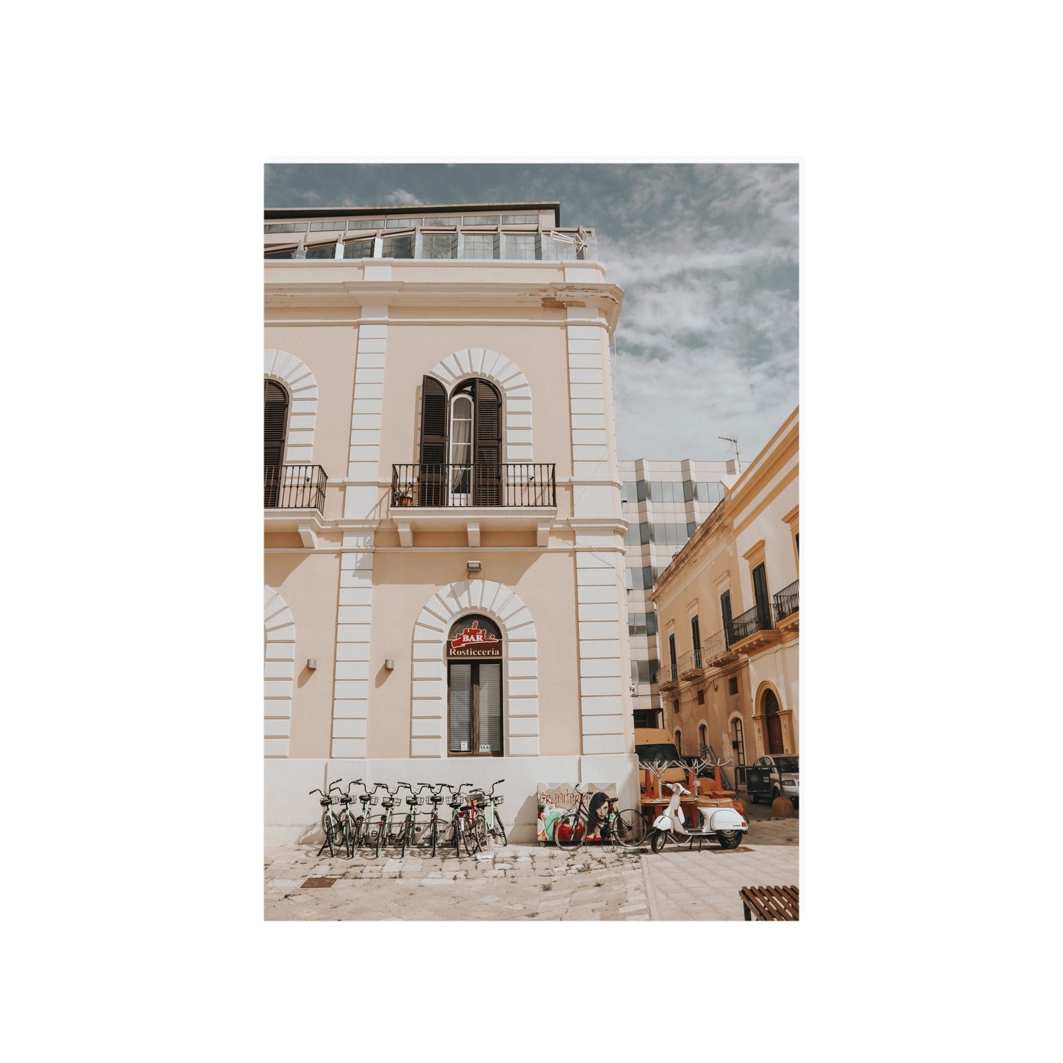 Rosticceria Puglia Italian wall art A1, 84.1 x 59.4 cm unframed fine art canvas