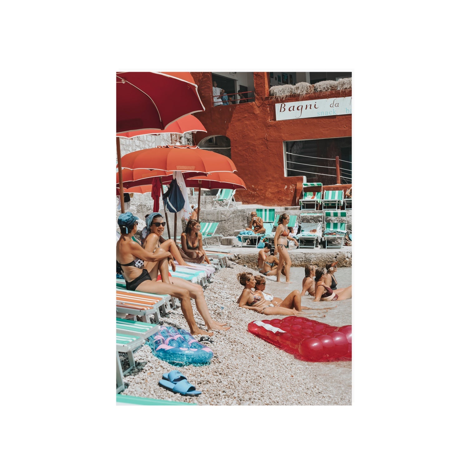 La Dolce Vita fine art print, Capri, Italy, A1 · 84.1 x 59.4 cm, Unframed, Fine Art Canvas