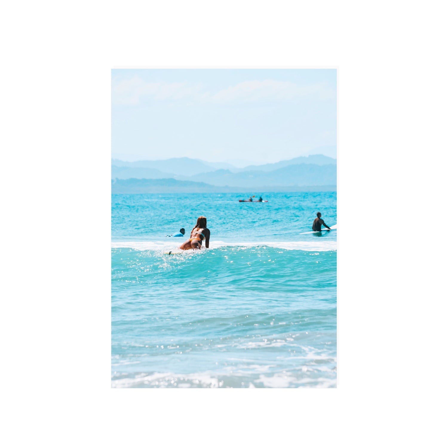 Tatiana Byron Bay Surf coastal photography wall art A1, 84.1 x 59.4 cm unframed fine art canvas