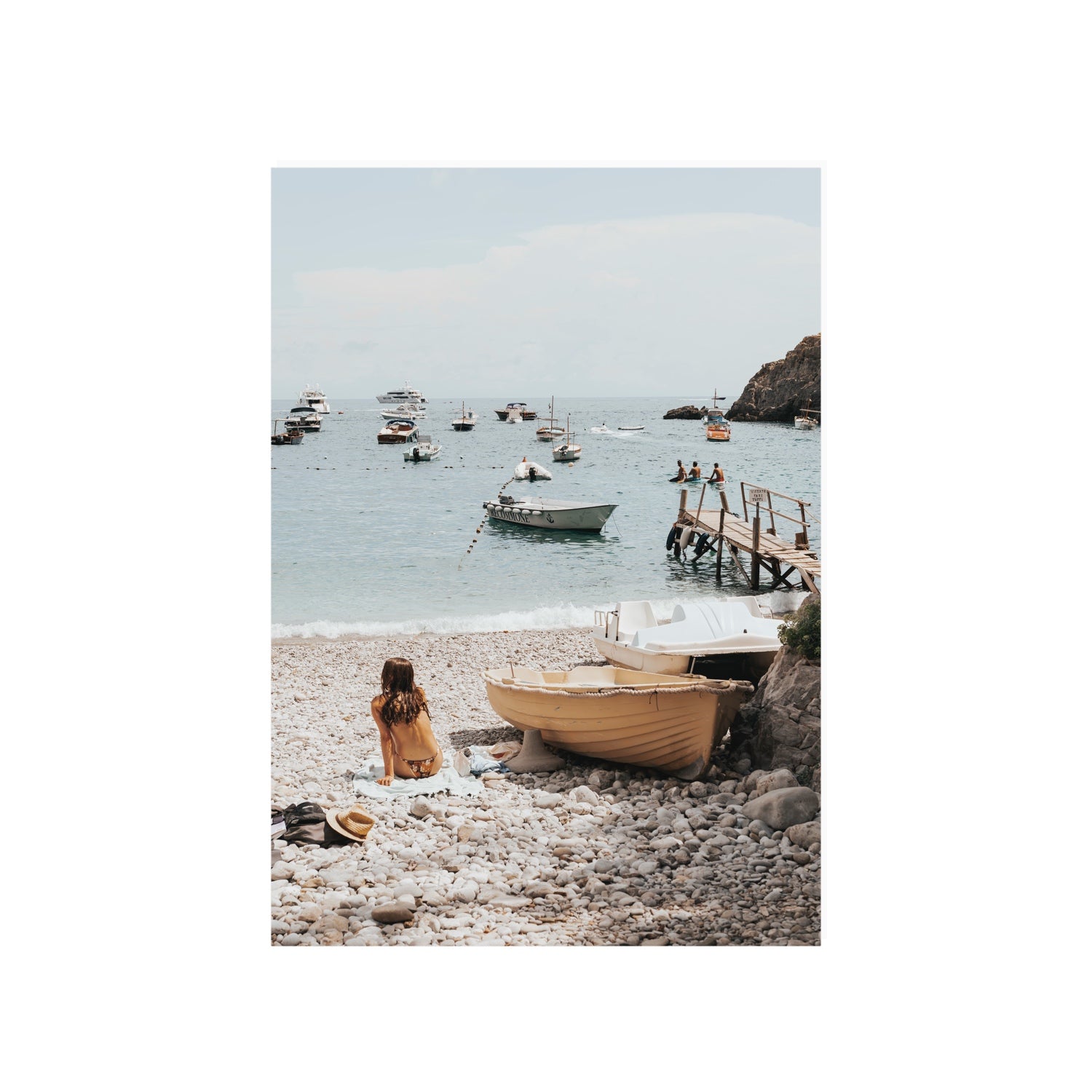 Solo Sojourn Nerano wall art A1, 84.1 x 59.4 cm unframed fine art canvas