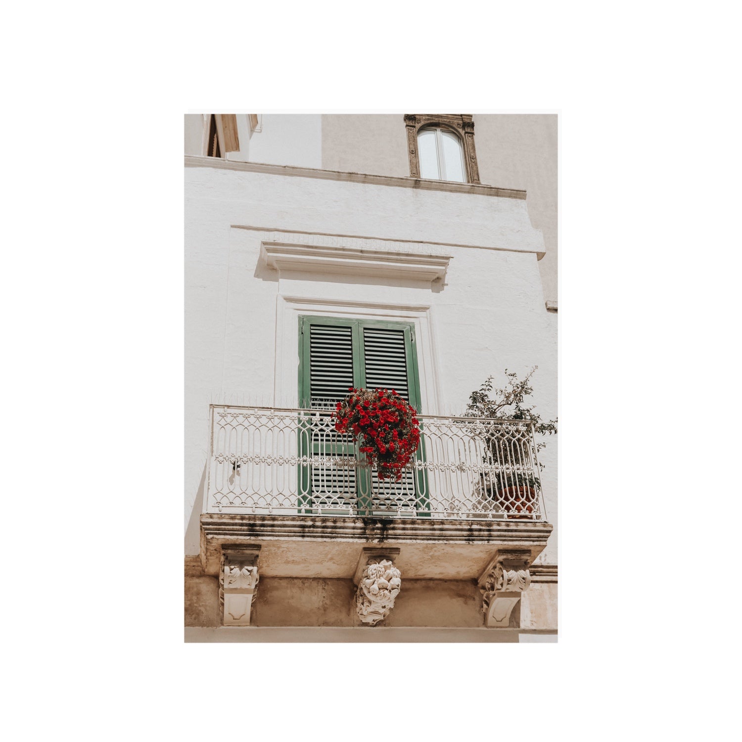 Balcone Estivo Puglia Italian wall art A1, 84.1 x 59.4 cm unframed fine art canvas