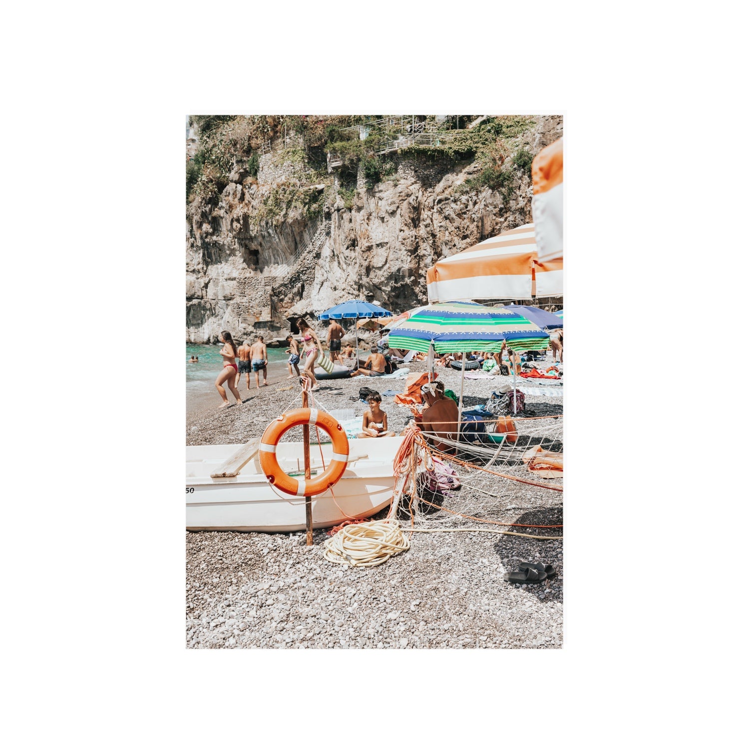 Il Ragazzo fine art print, Positano, Italy, A1 · 84.1 x 59.4 cm, Unframed, Fine Art Canvas